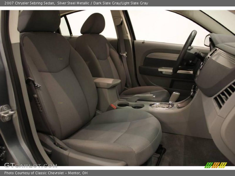 Silver Steel Metallic / Dark Slate Gray/Light Slate Gray 2007 Chrysler Sebring Sedan