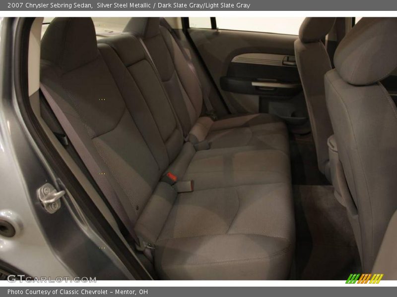 Silver Steel Metallic / Dark Slate Gray/Light Slate Gray 2007 Chrysler Sebring Sedan