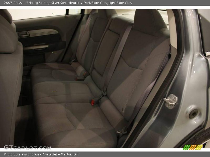 Silver Steel Metallic / Dark Slate Gray/Light Slate Gray 2007 Chrysler Sebring Sedan