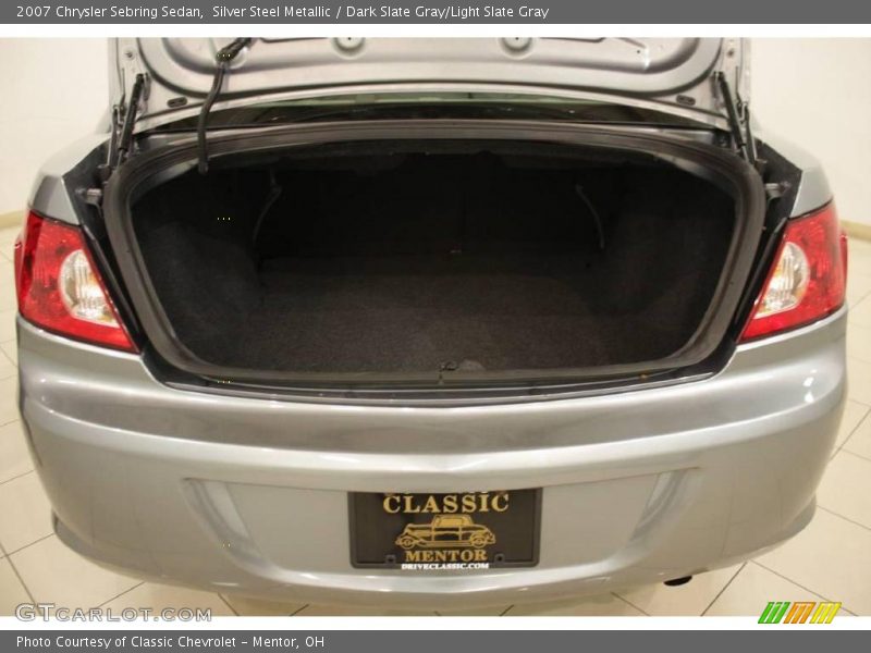 Silver Steel Metallic / Dark Slate Gray/Light Slate Gray 2007 Chrysler Sebring Sedan