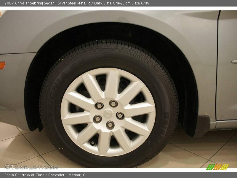 Silver Steel Metallic / Dark Slate Gray/Light Slate Gray 2007 Chrysler Sebring Sedan