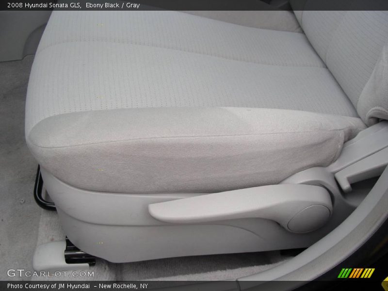 Ebony Black / Gray 2008 Hyundai Sonata GLS