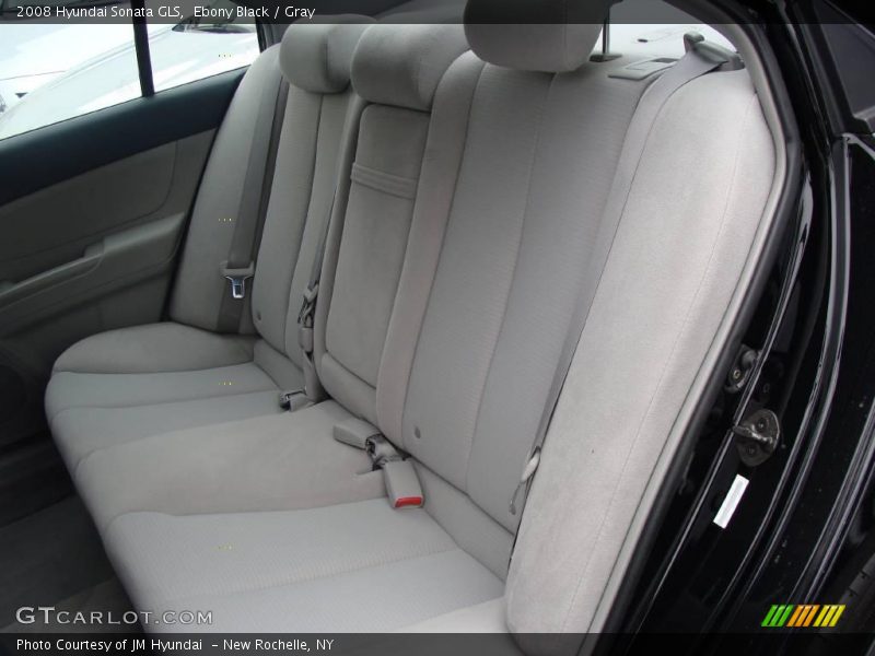 Ebony Black / Gray 2008 Hyundai Sonata GLS