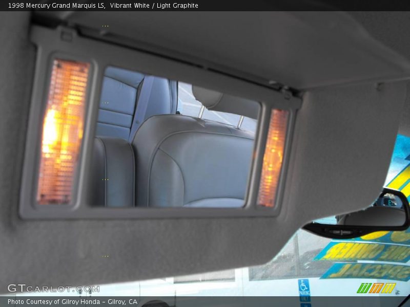 Vibrant White / Light Graphite 1998 Mercury Grand Marquis LS