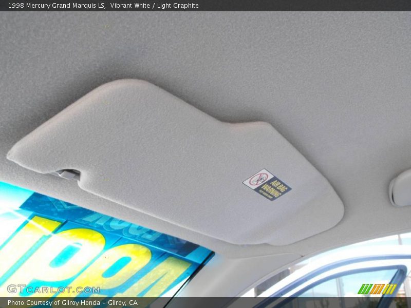 Vibrant White / Light Graphite 1998 Mercury Grand Marquis LS