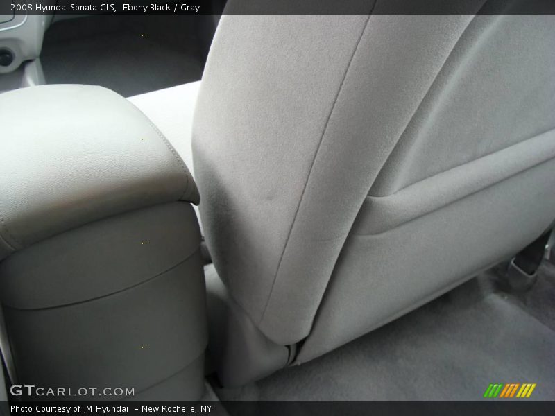 Ebony Black / Gray 2008 Hyundai Sonata GLS