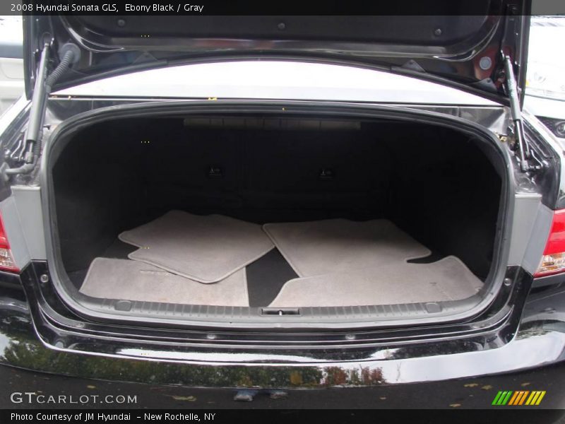 Ebony Black / Gray 2008 Hyundai Sonata GLS