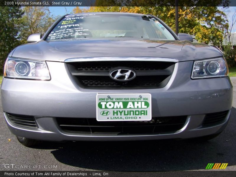 Steel Gray / Gray 2008 Hyundai Sonata GLS