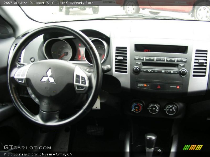 Graphite Gray Pearl / Black 2007 Mitsubishi Outlander ES