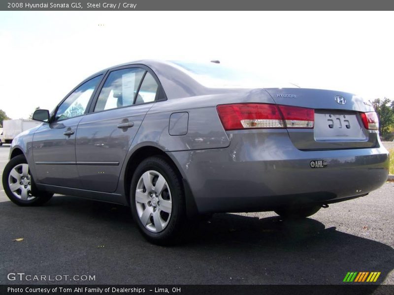 Steel Gray / Gray 2008 Hyundai Sonata GLS