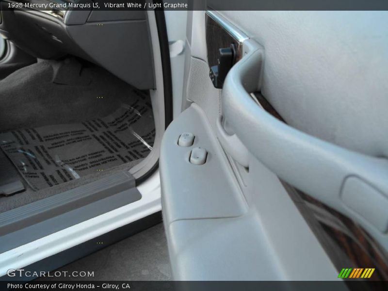 Vibrant White / Light Graphite 1998 Mercury Grand Marquis LS