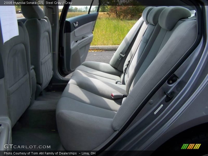 Steel Gray / Gray 2008 Hyundai Sonata GLS