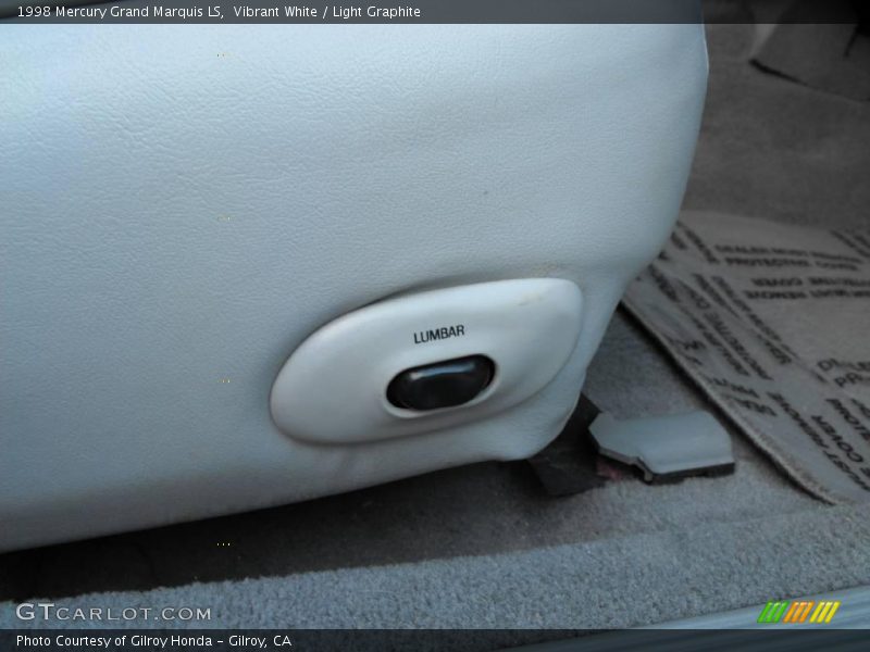 Vibrant White / Light Graphite 1998 Mercury Grand Marquis LS