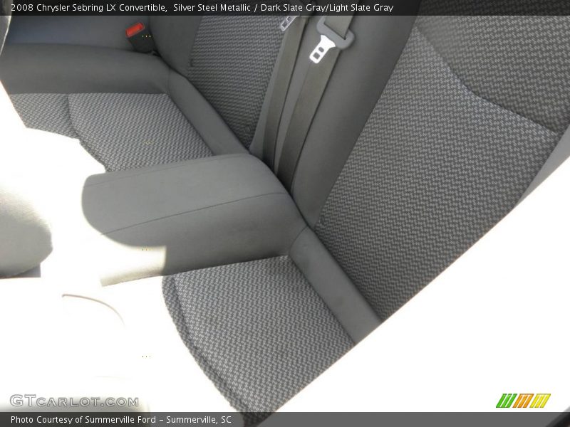 Silver Steel Metallic / Dark Slate Gray/Light Slate Gray 2008 Chrysler Sebring LX Convertible