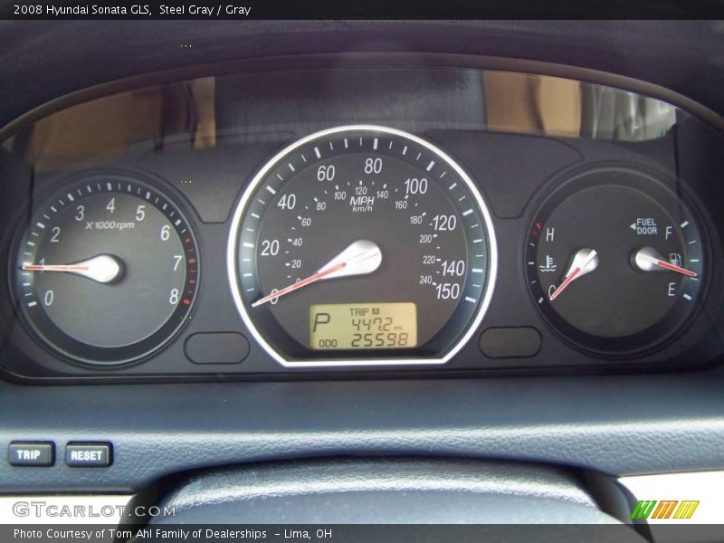Steel Gray / Gray 2008 Hyundai Sonata GLS