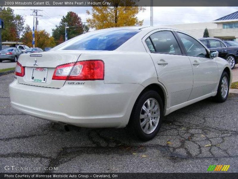 Dover White Pearl / Medium Gray 2009 Mitsubishi Galant ES