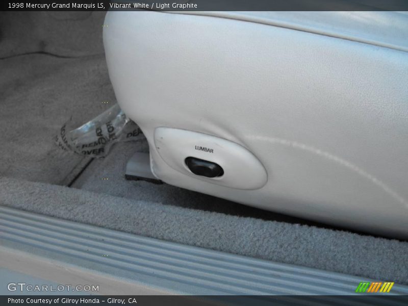 Vibrant White / Light Graphite 1998 Mercury Grand Marquis LS