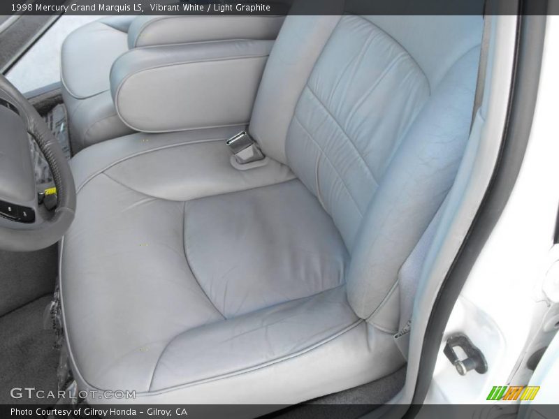Vibrant White / Light Graphite 1998 Mercury Grand Marquis LS