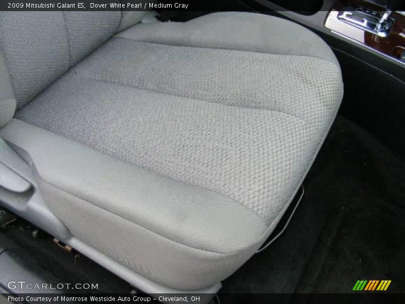 Dover White Pearl / Medium Gray 2009 Mitsubishi Galant ES