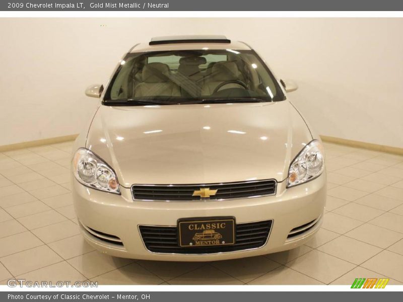 Gold Mist Metallic / Neutral 2009 Chevrolet Impala LT