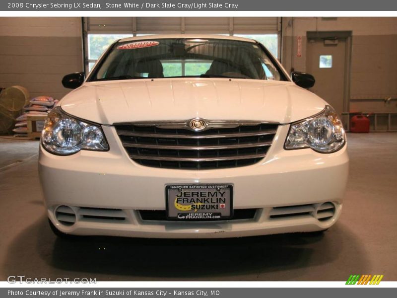 Stone White / Dark Slate Gray/Light Slate Gray 2008 Chrysler Sebring LX Sedan