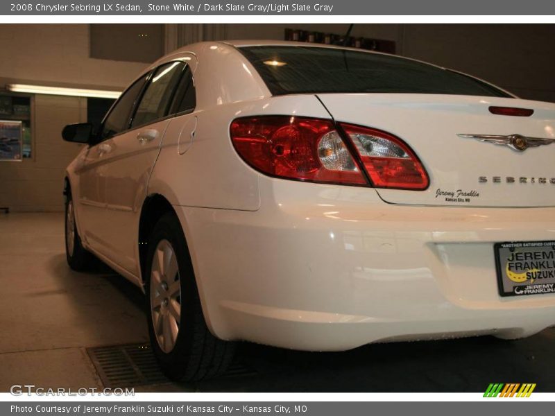 Stone White / Dark Slate Gray/Light Slate Gray 2008 Chrysler Sebring LX Sedan