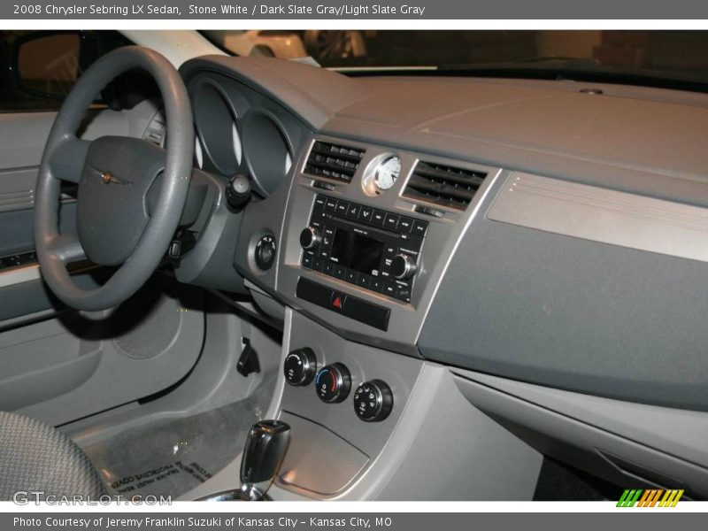 Stone White / Dark Slate Gray/Light Slate Gray 2008 Chrysler Sebring LX Sedan