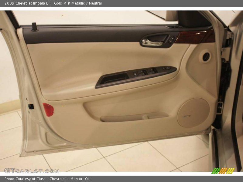 Gold Mist Metallic / Neutral 2009 Chevrolet Impala LT