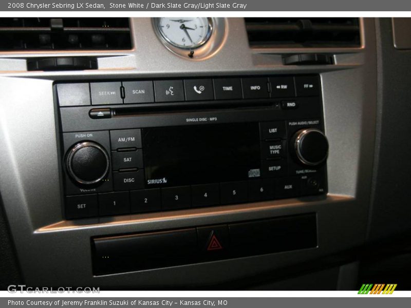 Stone White / Dark Slate Gray/Light Slate Gray 2008 Chrysler Sebring LX Sedan