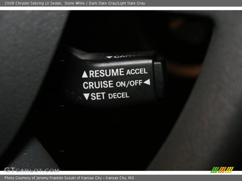 Stone White / Dark Slate Gray/Light Slate Gray 2008 Chrysler Sebring LX Sedan