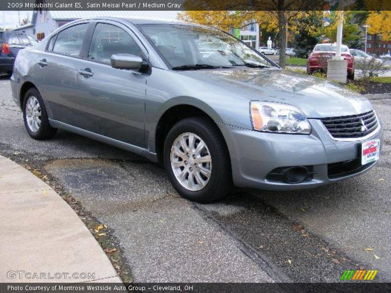 Satin Meisai Pearl / Medium Gray 2009 Mitsubishi Galant ES