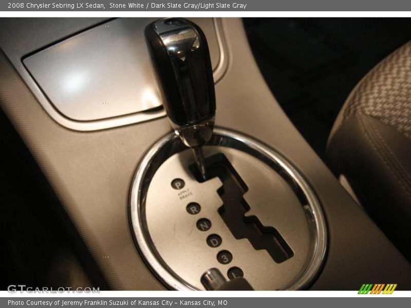 Stone White / Dark Slate Gray/Light Slate Gray 2008 Chrysler Sebring LX Sedan