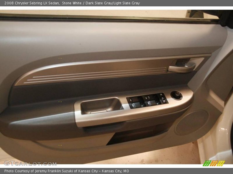 Stone White / Dark Slate Gray/Light Slate Gray 2008 Chrysler Sebring LX Sedan