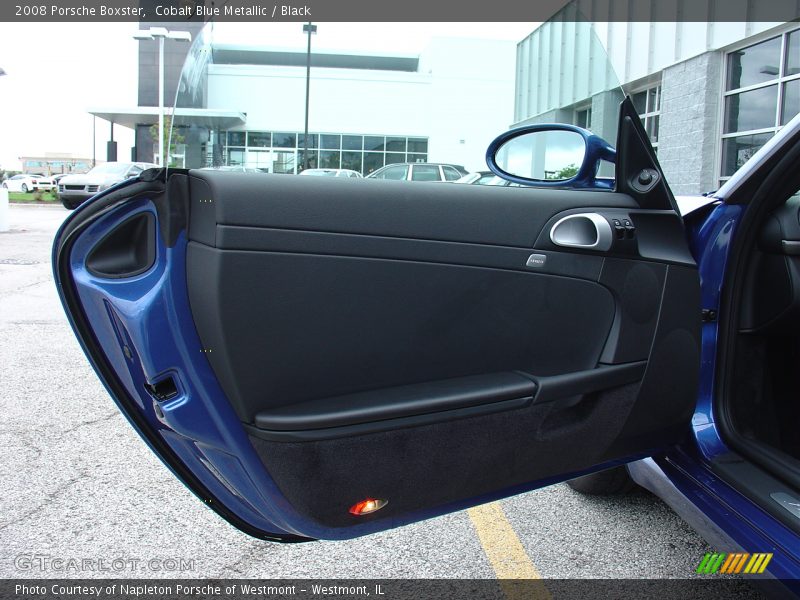 Cobalt Blue Metallic / Black 2008 Porsche Boxster