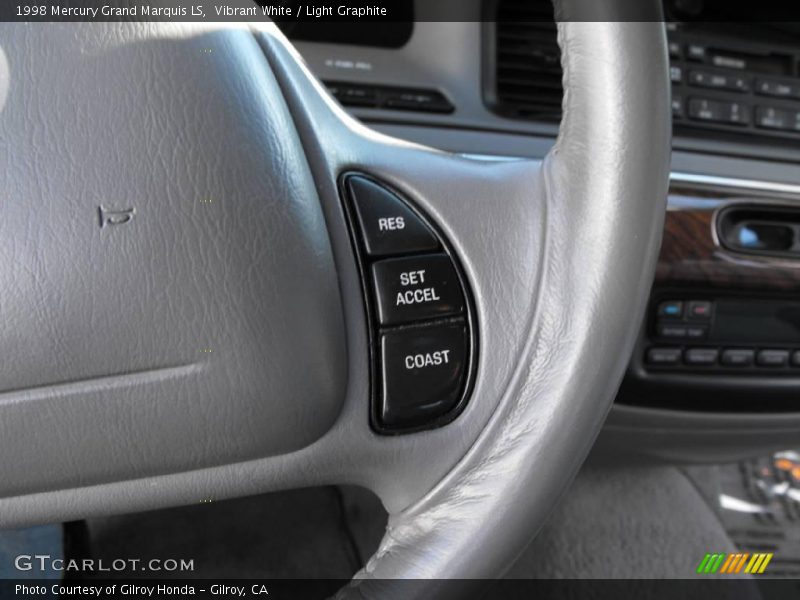 Vibrant White / Light Graphite 1998 Mercury Grand Marquis LS
