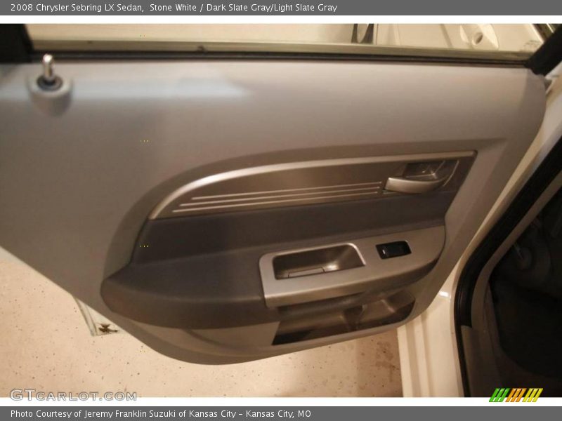 Stone White / Dark Slate Gray/Light Slate Gray 2008 Chrysler Sebring LX Sedan