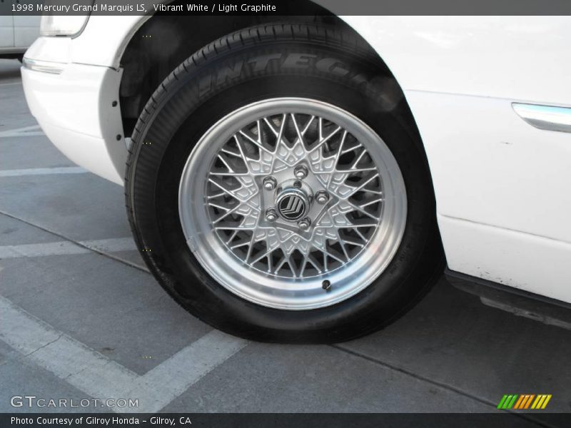 Vibrant White / Light Graphite 1998 Mercury Grand Marquis LS