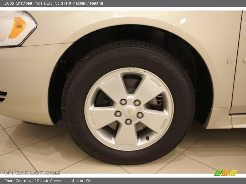 Gold Mist Metallic / Neutral 2009 Chevrolet Impala LT