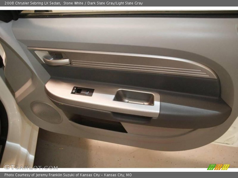Stone White / Dark Slate Gray/Light Slate Gray 2008 Chrysler Sebring LX Sedan