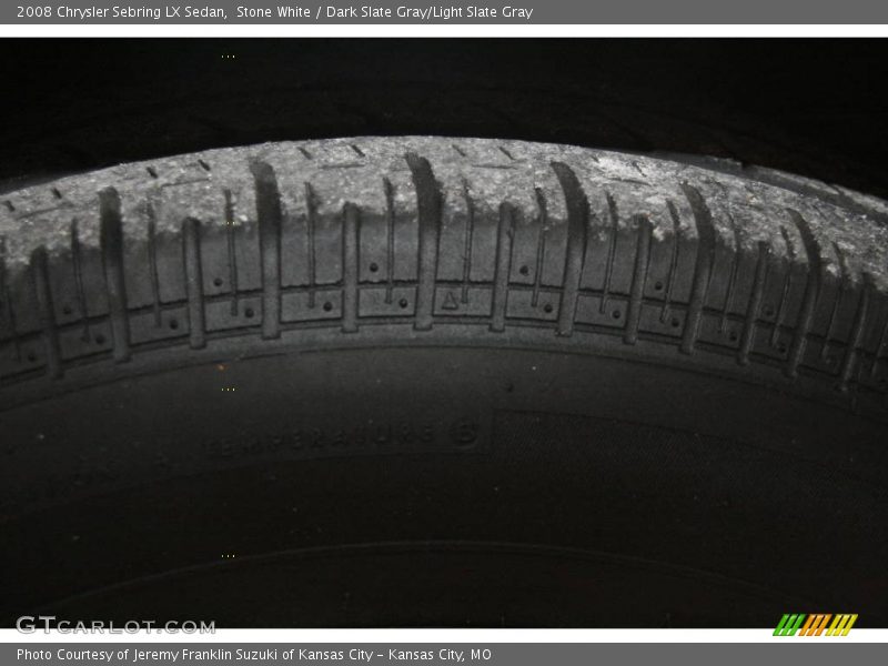Stone White / Dark Slate Gray/Light Slate Gray 2008 Chrysler Sebring LX Sedan