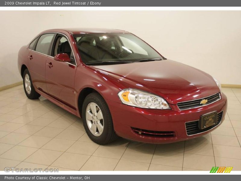 Red Jewel Tintcoat / Ebony 2009 Chevrolet Impala LT