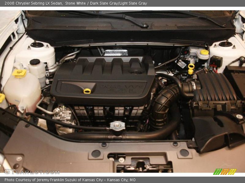 Stone White / Dark Slate Gray/Light Slate Gray 2008 Chrysler Sebring LX Sedan