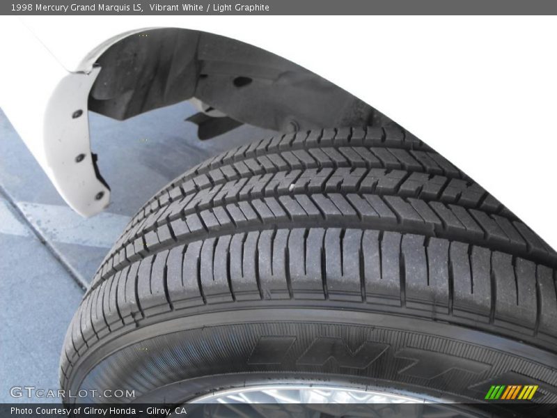 Vibrant White / Light Graphite 1998 Mercury Grand Marquis LS