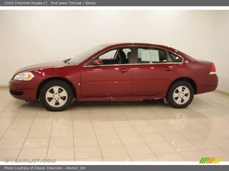 Red Jewel Tintcoat / Ebony 2009 Chevrolet Impala LT