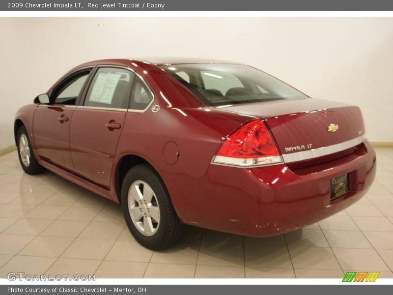 Red Jewel Tintcoat / Ebony 2009 Chevrolet Impala LT