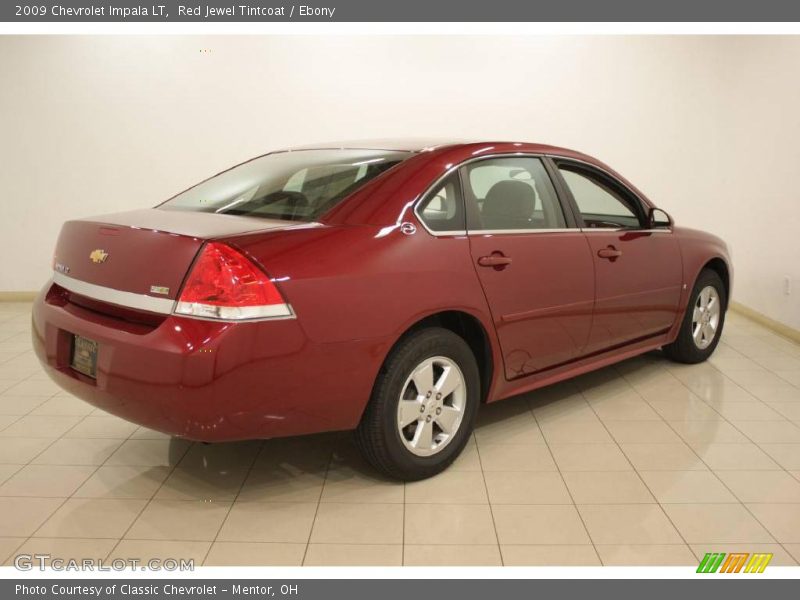 Red Jewel Tintcoat / Ebony 2009 Chevrolet Impala LT