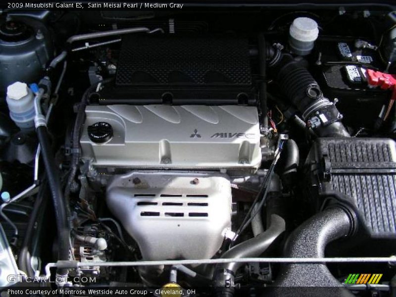 Satin Meisai Pearl / Medium Gray 2009 Mitsubishi Galant ES