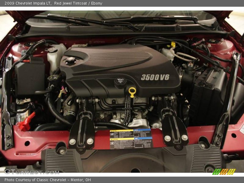 Red Jewel Tintcoat / Ebony 2009 Chevrolet Impala LT