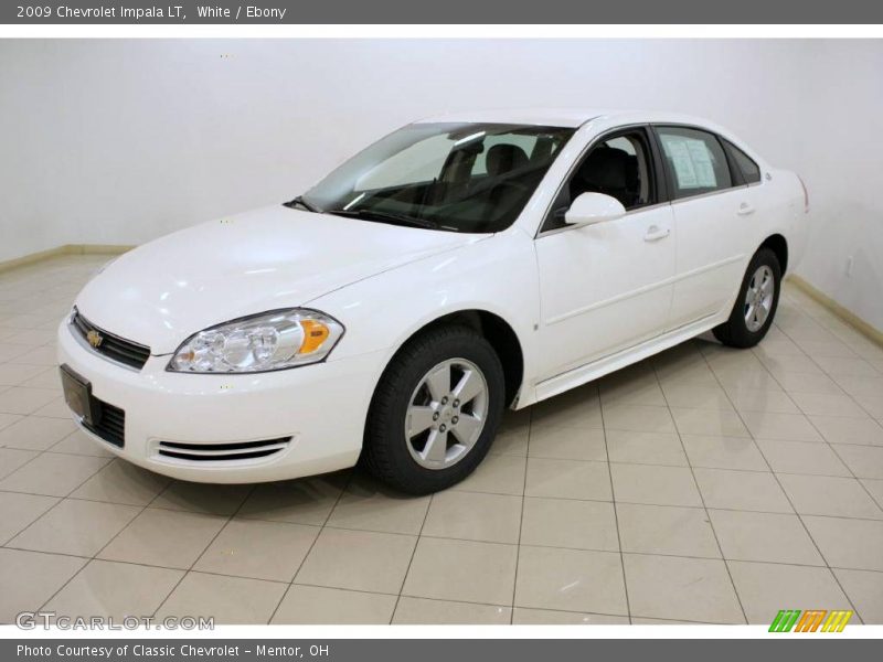 White / Ebony 2009 Chevrolet Impala LT