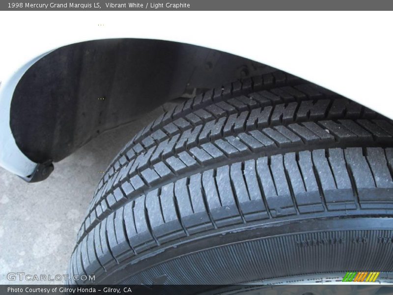 Vibrant White / Light Graphite 1998 Mercury Grand Marquis LS